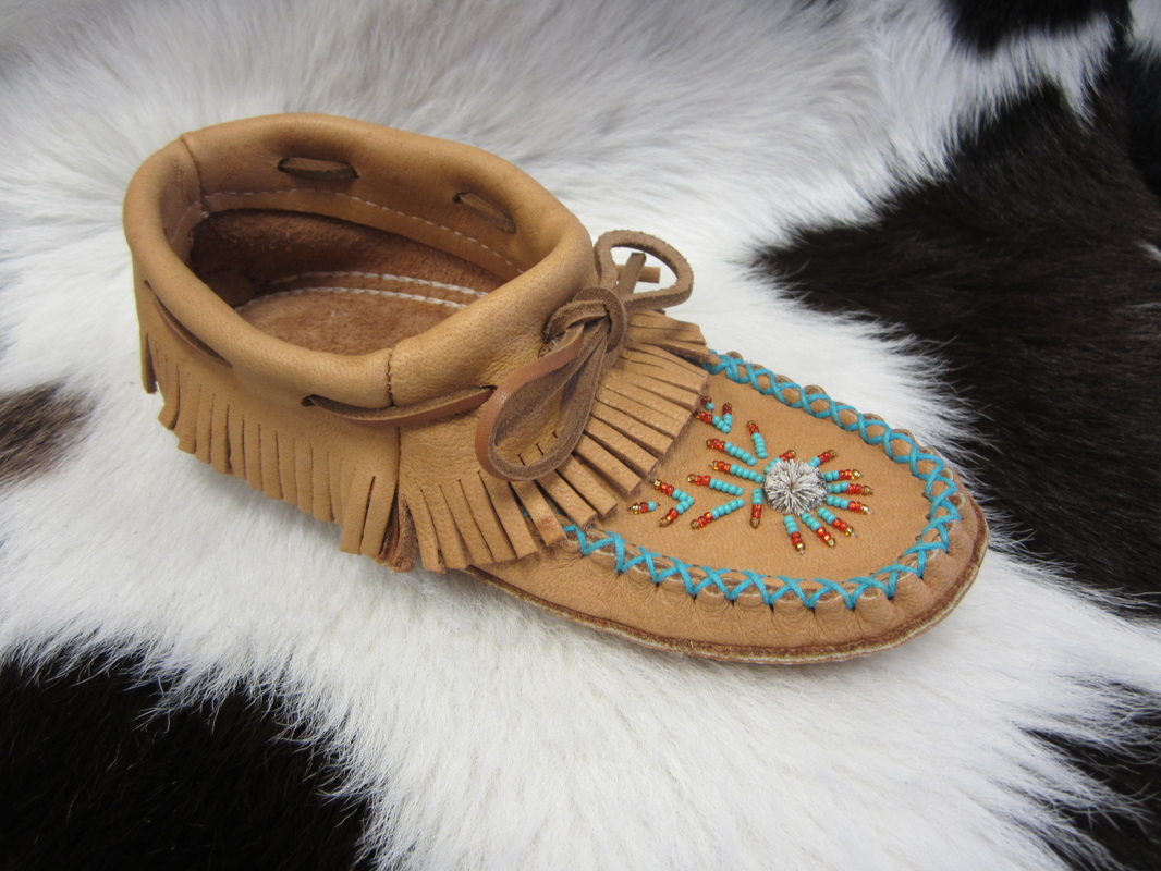 native american made moccasins